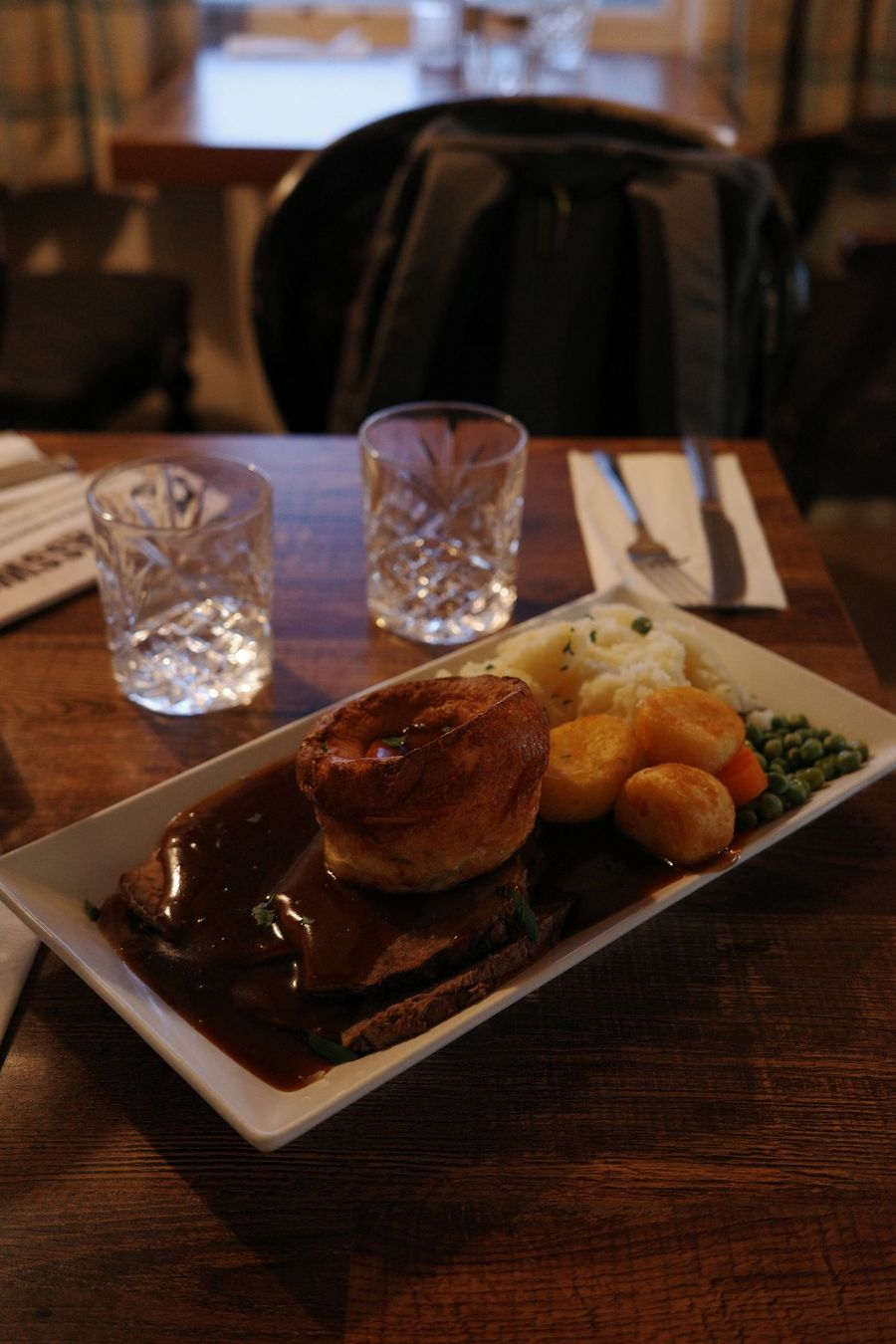 Roast with Yorkshire pudding, Arbroath