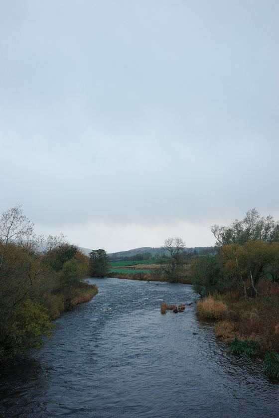 Alford: River winding through open countryside