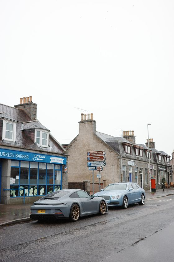 Alford: Granite high street and blue shopfront