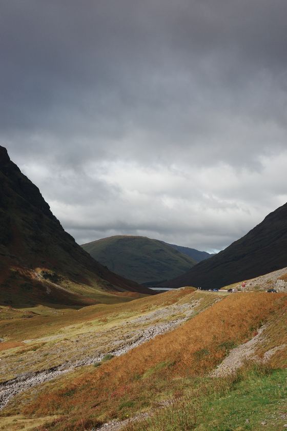 Viewpoints: Road winding through dramatic valley