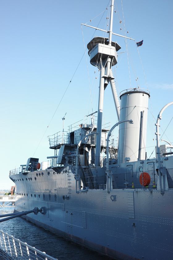 Belfast: Historic ship beneath blue sky