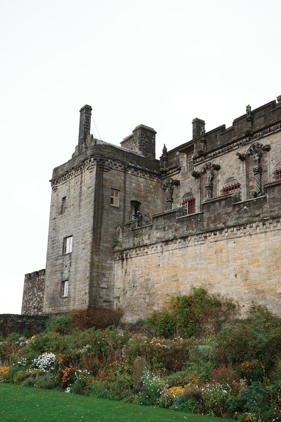 Stirling: Stirling Castle rising above garden