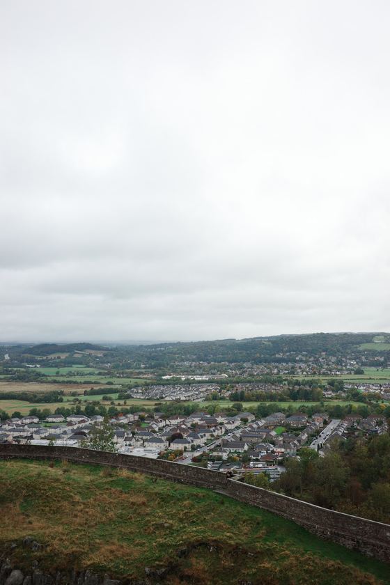 Stirling: Wide view across Stirling