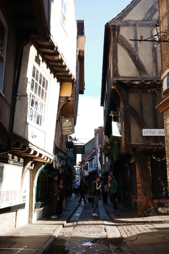 York: Timbered buildings framing the Shambles